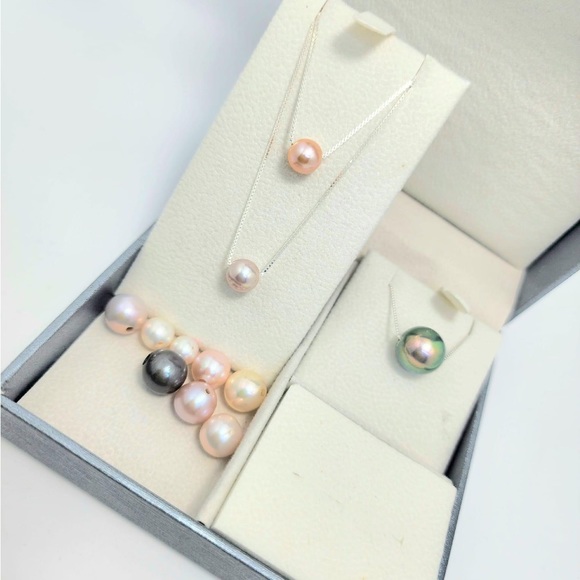 Necklace real Pearl. For Womens. - Picture 4 of 5